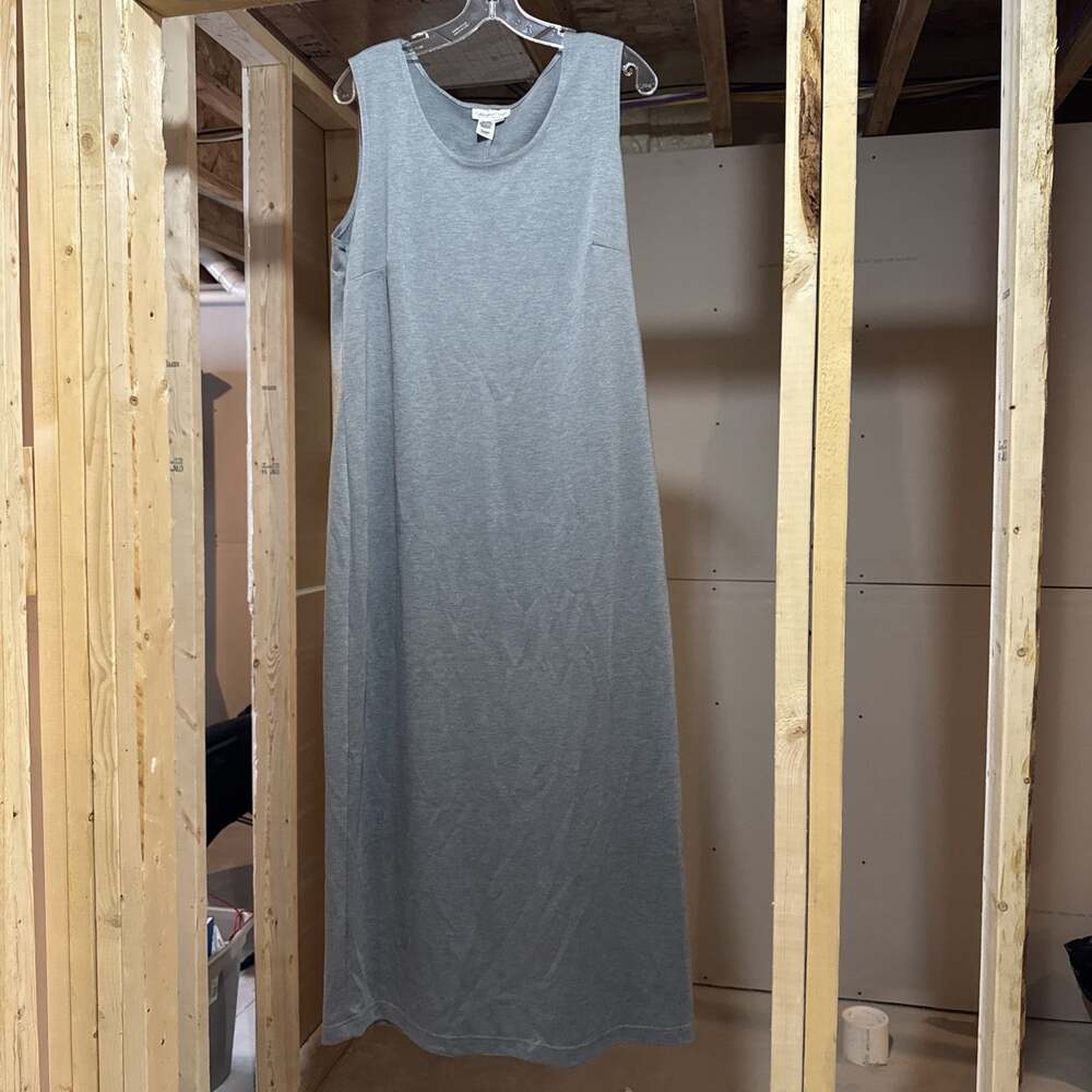 Coldwater Creek Women's Sleeveless Dress Gray Long Size 14